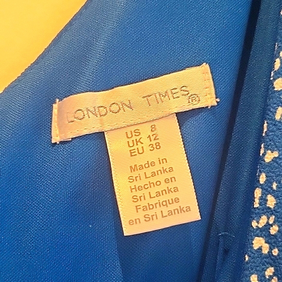 Blue London Times dress - Picture 2 of 5
